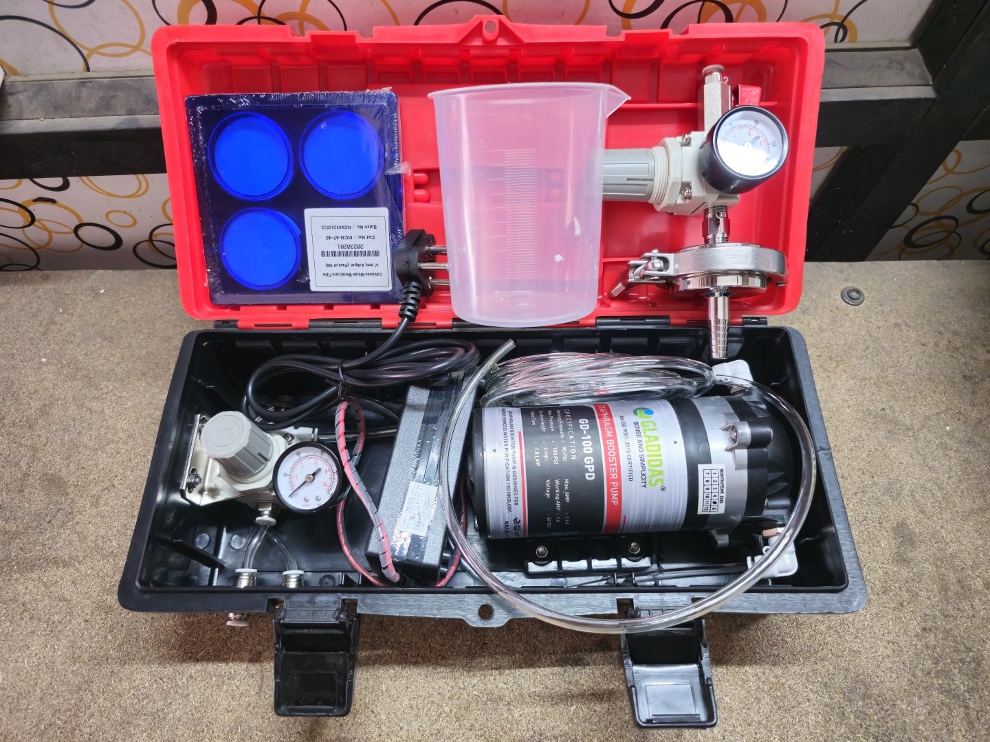 SS Sdi Test kit with Booster pump