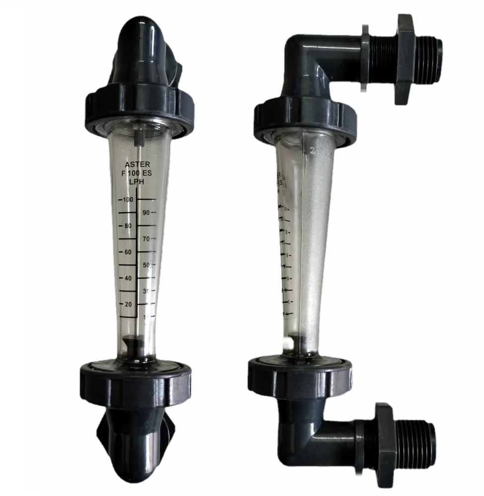 100 LPH ROTAMETER ASTER Brand 1/2″ Panel mount Connection, For Water