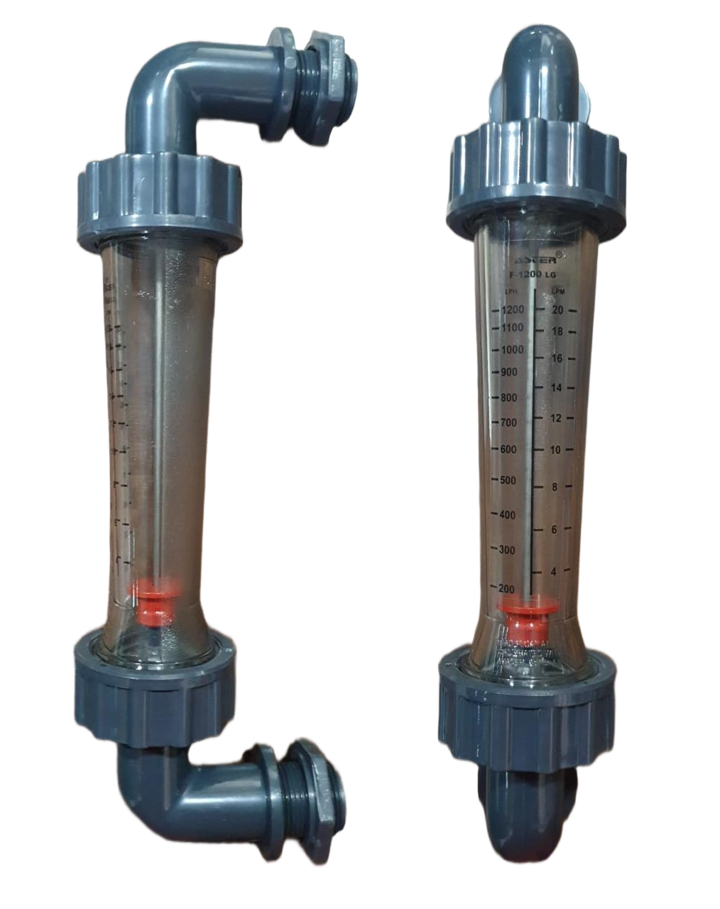 1200 LPH ROTAMETER ASTER Brand 3/4″ Panel mount Connection, For Water