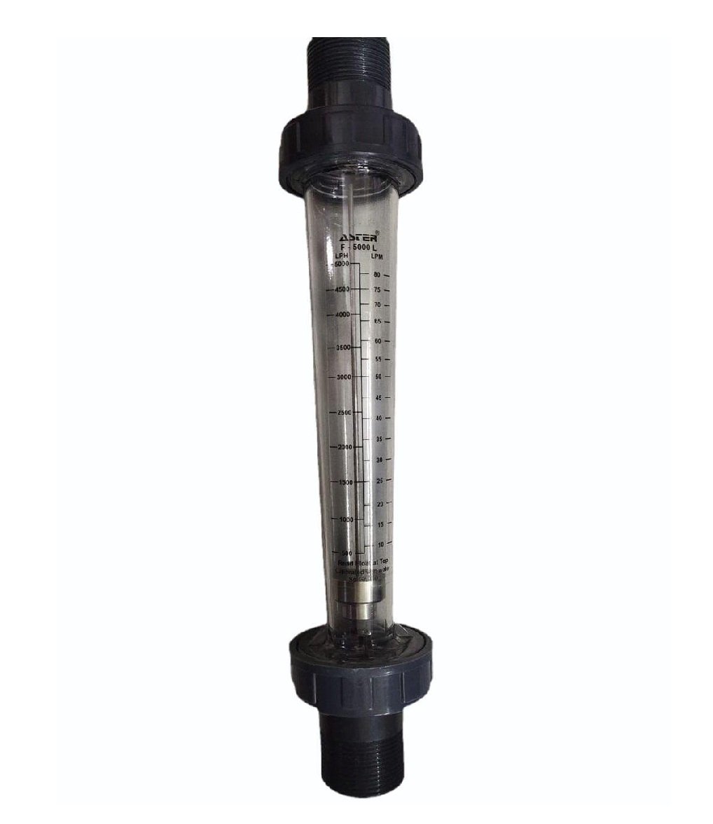 5000 LPH ROTAMETER ASTER Brand 1″ Inline Type Straight Connection, For Water
