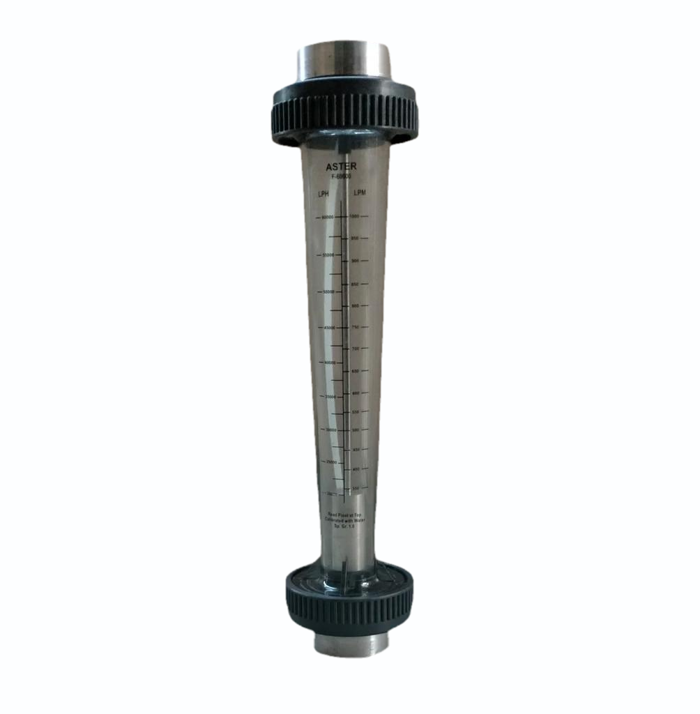 60000 LPH ROTAMETER ASTER Brand 2″F Inline Type Straight Connection, For Water